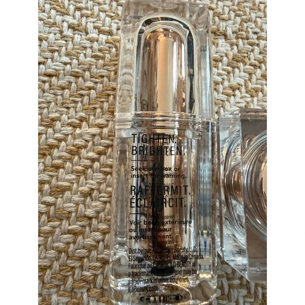 Two piece EMPTY JLO beauty & tighten brighten
